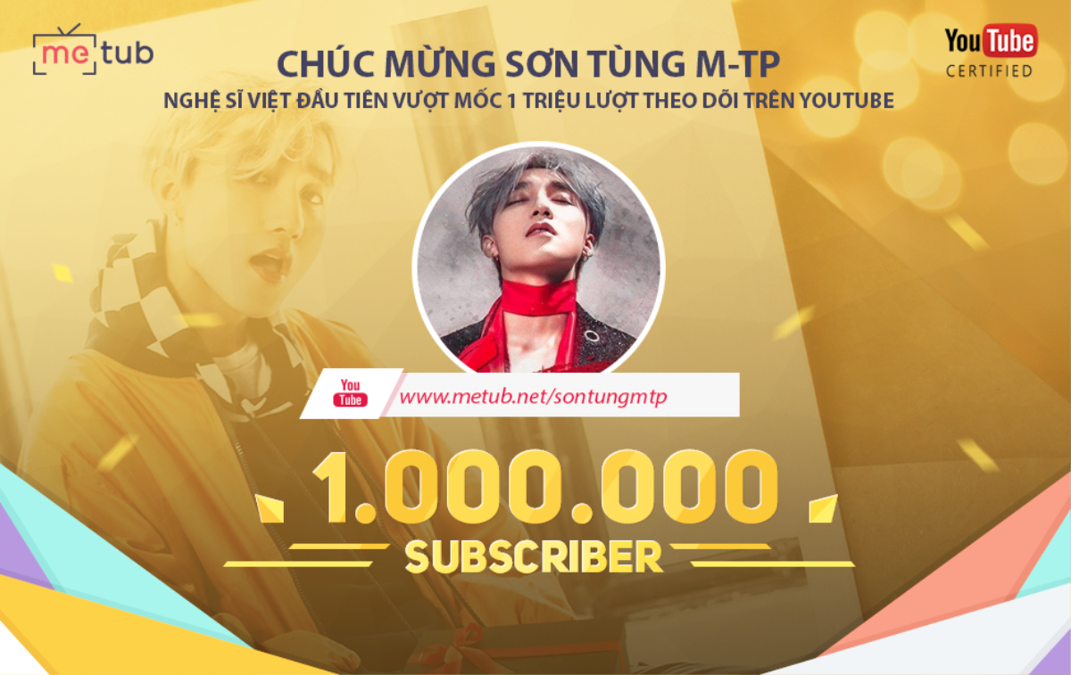 Không phải lần đầu tạo cú hit 1 triệu lượt theo dõi trên Youtube, Sơn Tùng M-TP còn làm được nhiều hơn thế! Ảnh 5