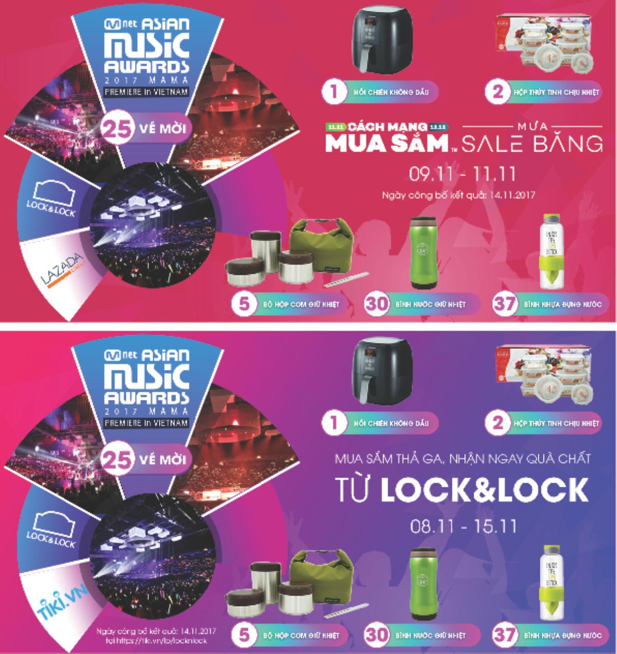 Cực sốc: Lock&Lock tiết lộ bí kíp săn vé MAMA 2017 Ảnh 3