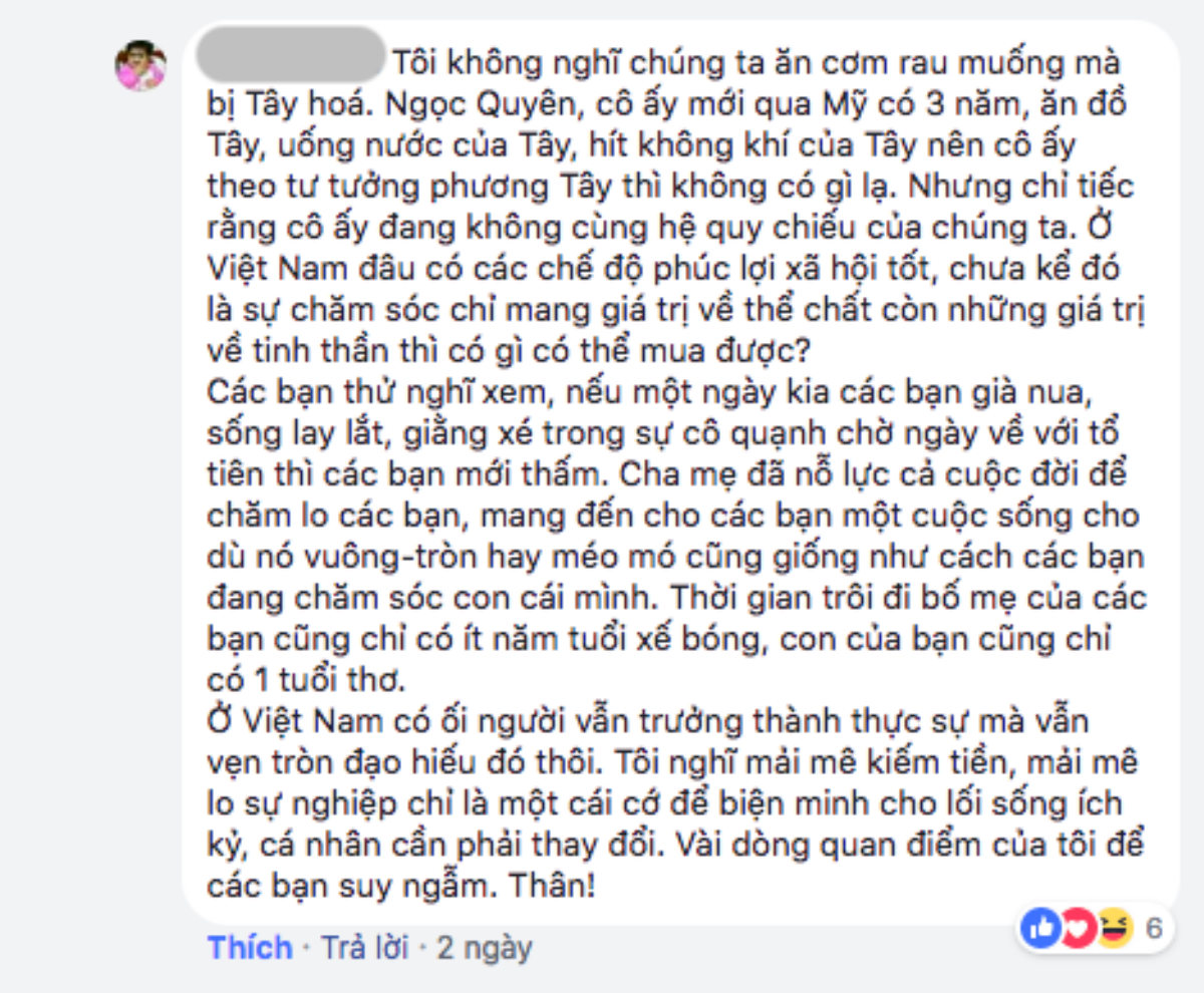 Người mẫu Ngọc Quyên: '25, 30 tuổi vẫn không chịu trưởng thành thì mãi chỉ là… những đứa trẻ to xác' Ảnh 2