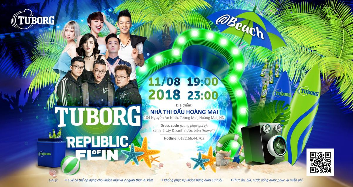 Tất tần tật về đại tiệc có 1-0-2 của Tuborg Republic of Fun tại Hà Nội Ảnh 4