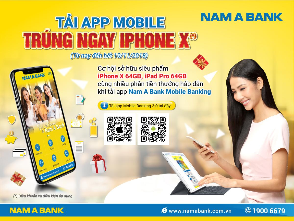 Ra mắt mobile banking phiên bản mới 2018, Nam Á Bank khuyến mãi 'khủng' Ảnh 3