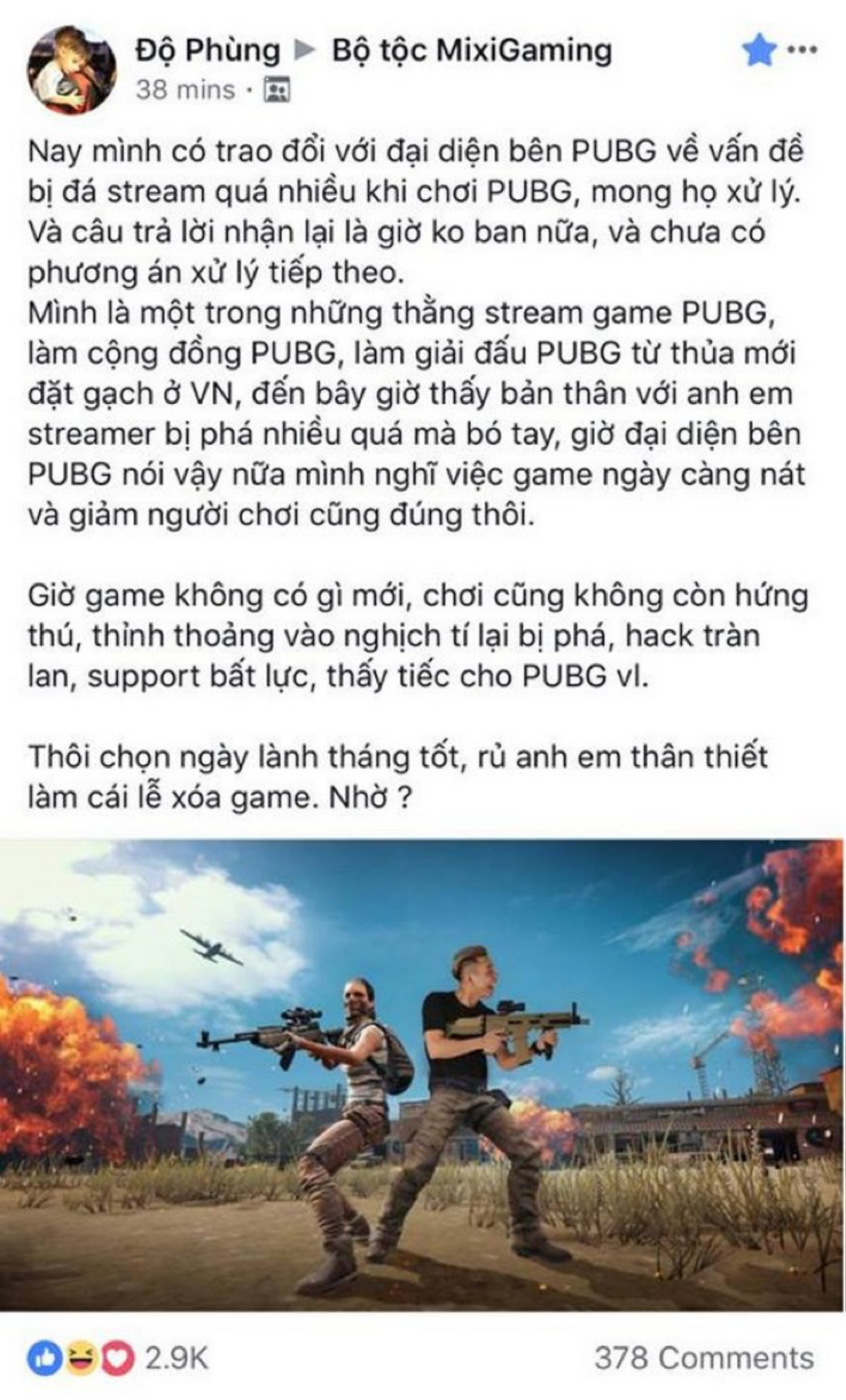 Pewpew và hàng loạt streamer khủng sắp tổ chức talkshow về PUBG or COD: BO4 Ảnh 2