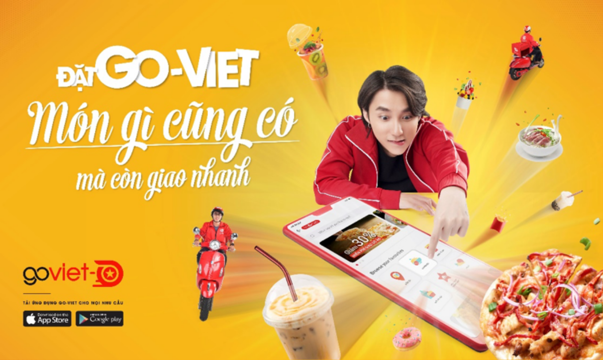 GO-VIET công bố Đại sứ Thương hiệu - ca sĩ, nhạc sĩ Sơn Tùng M-TP và triển khai thí điểm dịch vụ GO-FOOD tại TP.HCM Ảnh 1