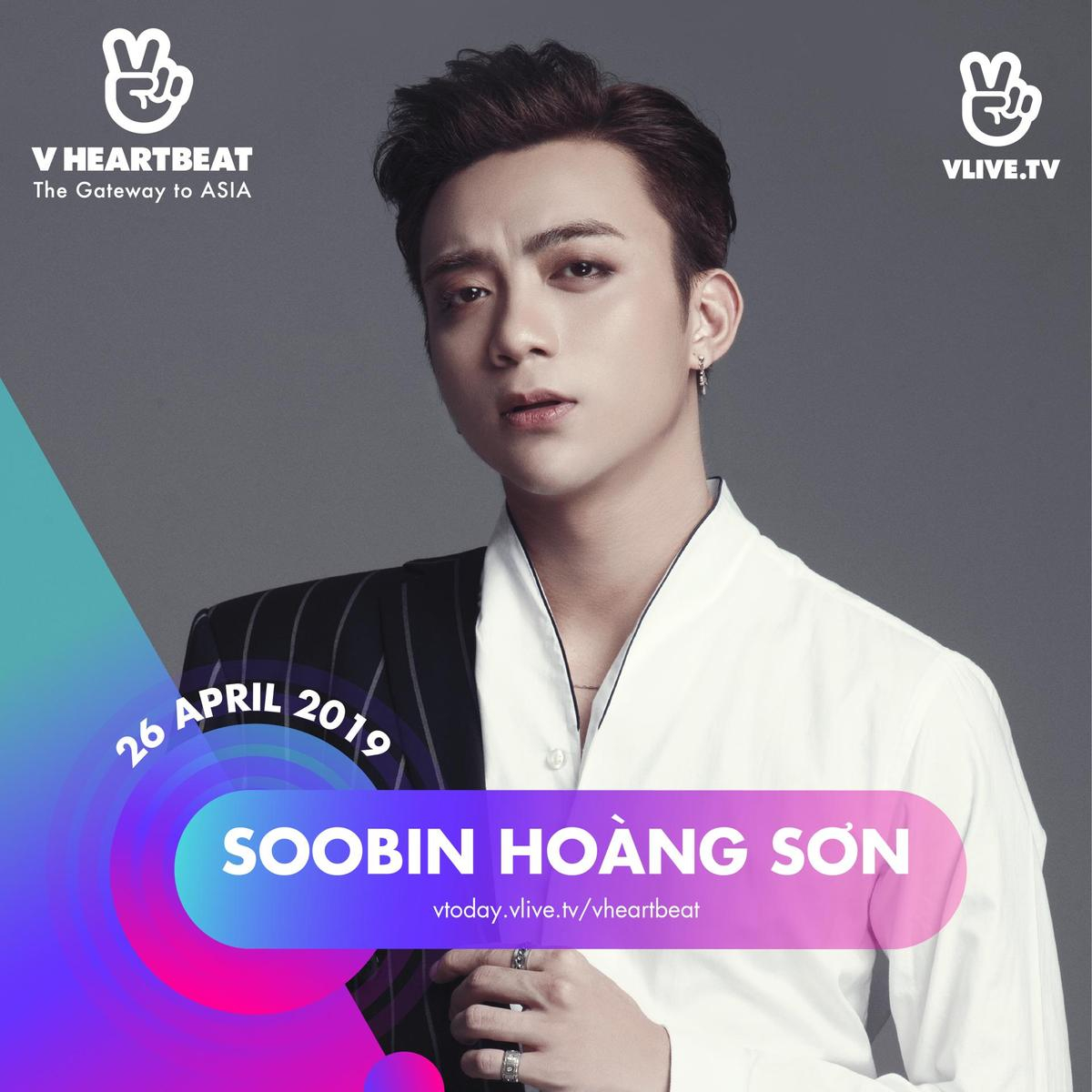 Soobin Hoàng Sơn - cái tên kiểm chứng độ hot của V HEARTBEAT LIVE tháng 4 Ảnh 1