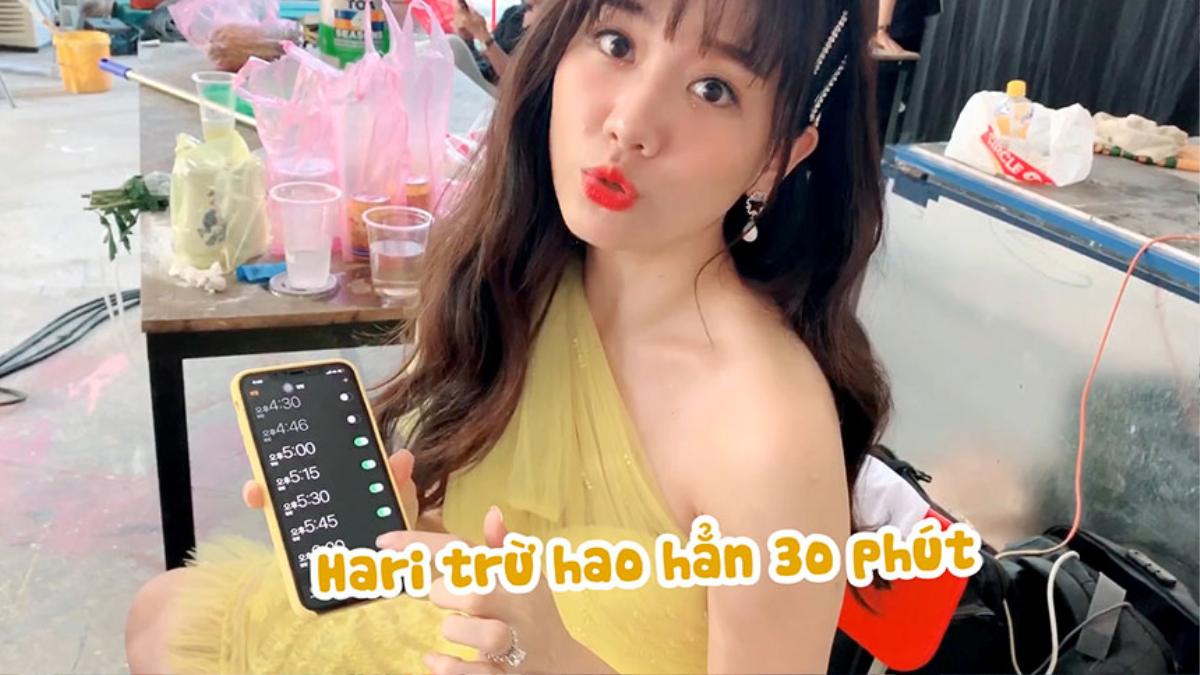 Hari Won tạo dáng siêu 'cute' cùng Gà Vàng Gunny Mobi trong MV mới Ảnh 4