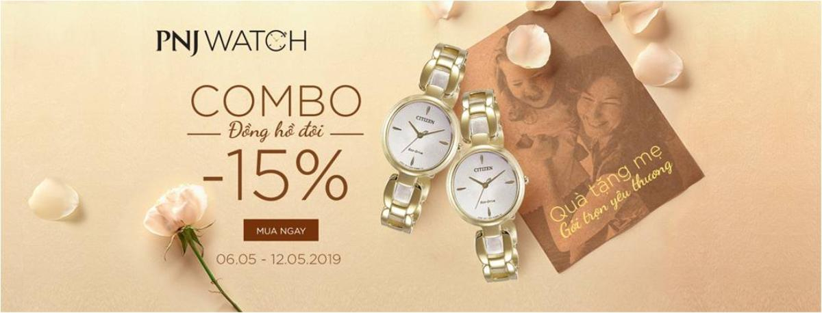 PNJ WATCH khuyến mãi khủng mừng 'Ngày của mẹ' Ảnh 1