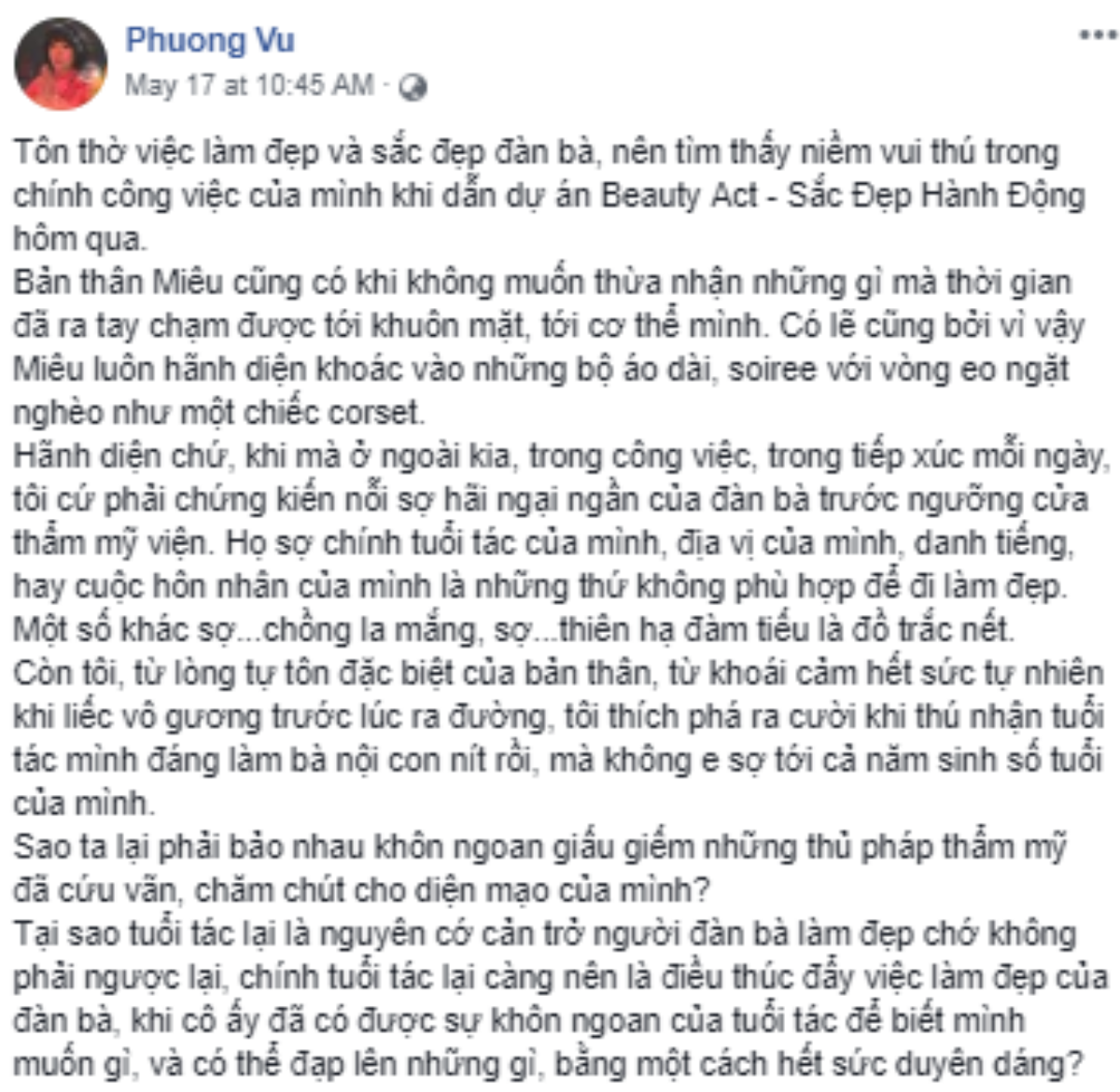 'Sắc đẹp hành động': Thông điệp được nhiều sao Việt hưởng ứng mạnh mẽ tuần qua Ảnh 2