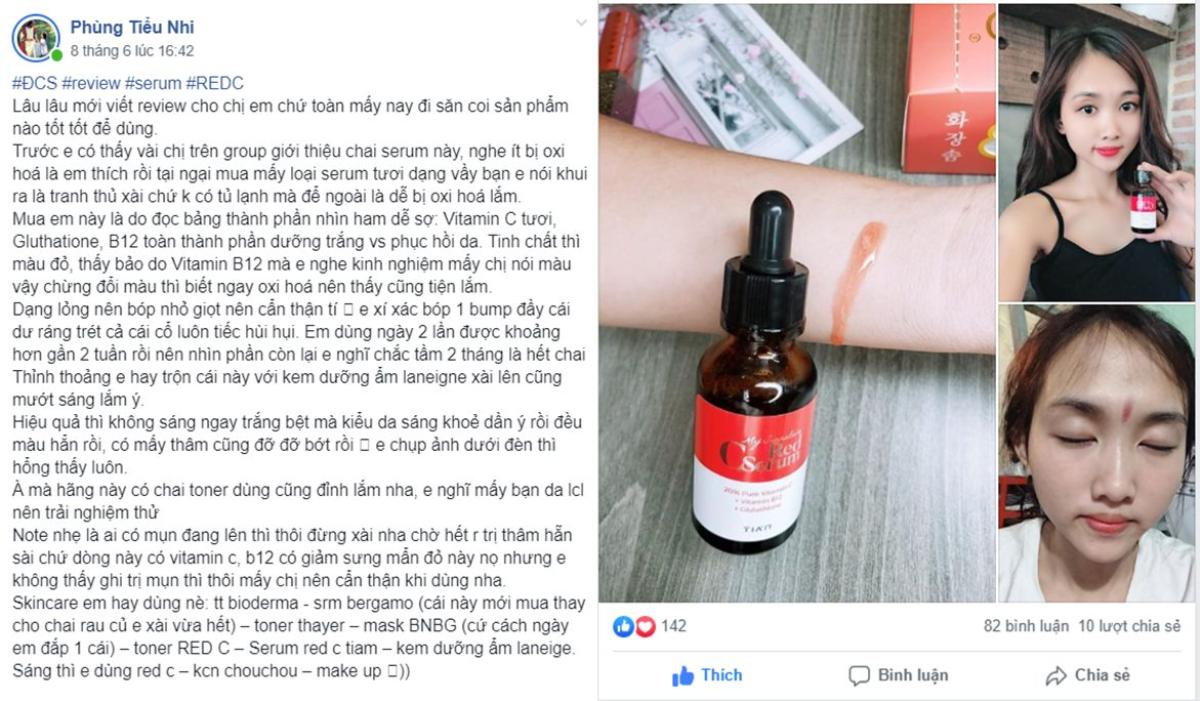 Cộng đồng mạng bóc phốt bí quyết làm đẹp nữ ca sĩ Hiền Hồ hóa ra chỉ là chai serum bình dân Tiam My Signature Red C Ảnh 9