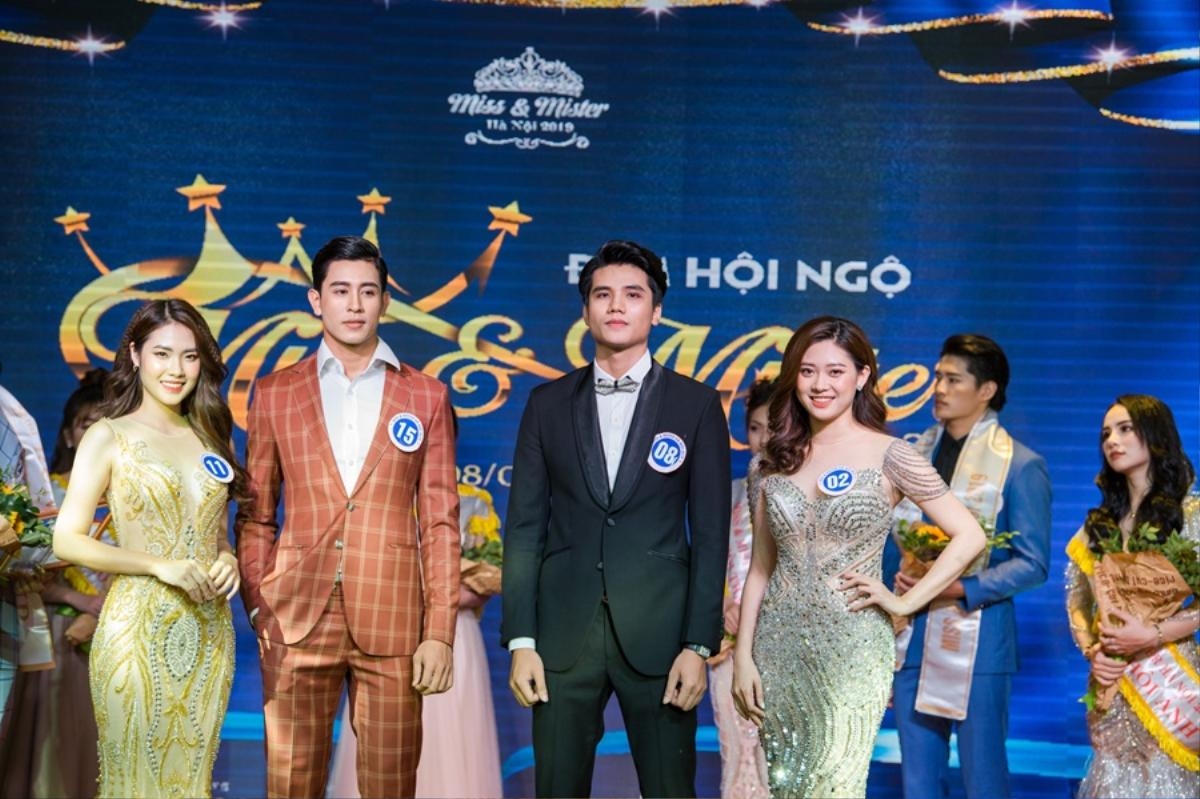 Siêu mẫu Tuân Lucas và dàn hoa khôi khủng hội ngộ trong đêm Gala Miss & Mister Hà Nội 2019 Ảnh 2