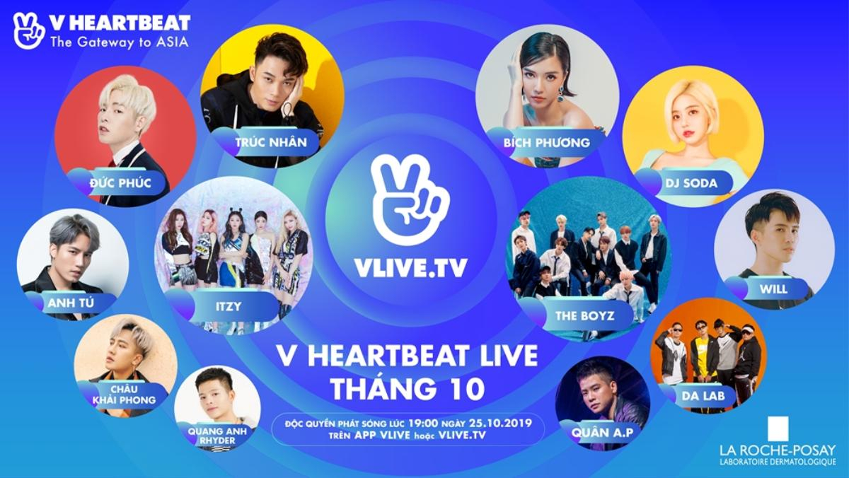 Những 'quái vật' đổ bộ V HEARTBEAT LIVE tháng 10: Sân khấu rực cháy với loạt ca khúc comeback Ảnh 1