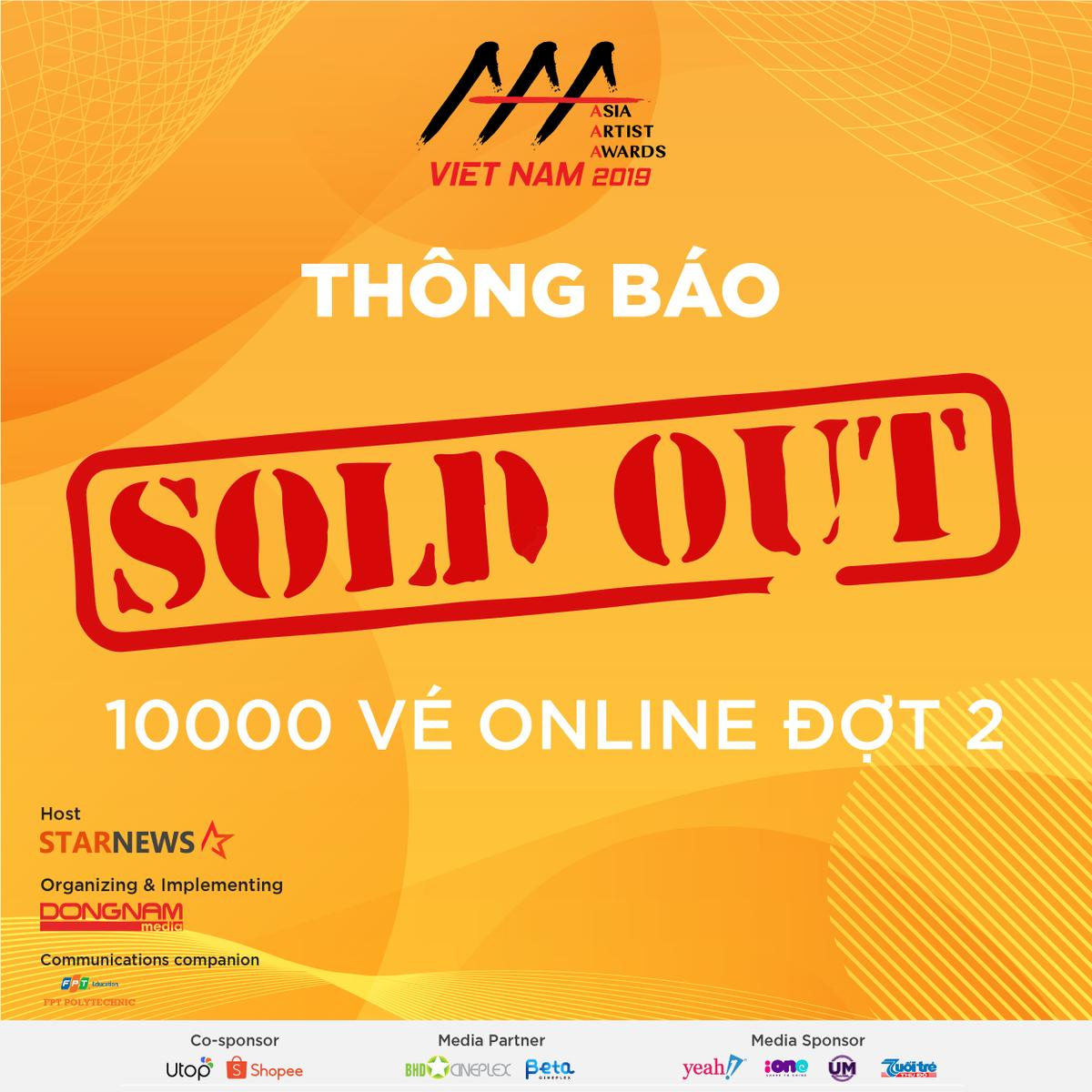 AAA 2019 chính thức hết vé.