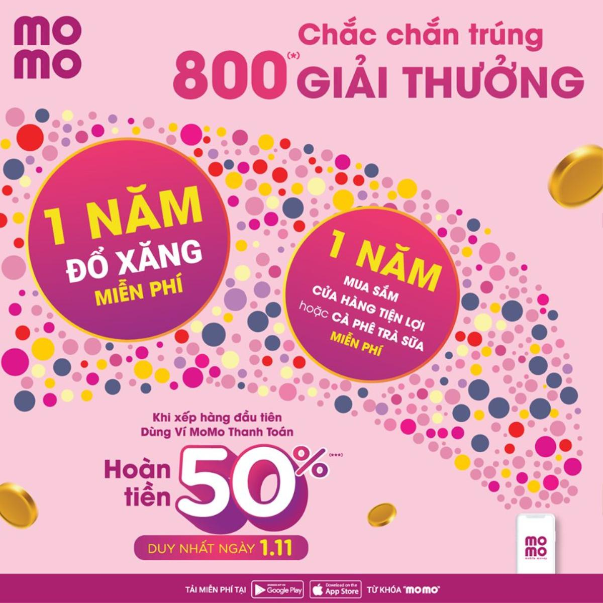 'Lên đồ' trẩy hội hoàn tiền 50% 1.11 cùng ví MoMo: Giờ hoàng đạo ưu đãi táo bạo Ảnh 2