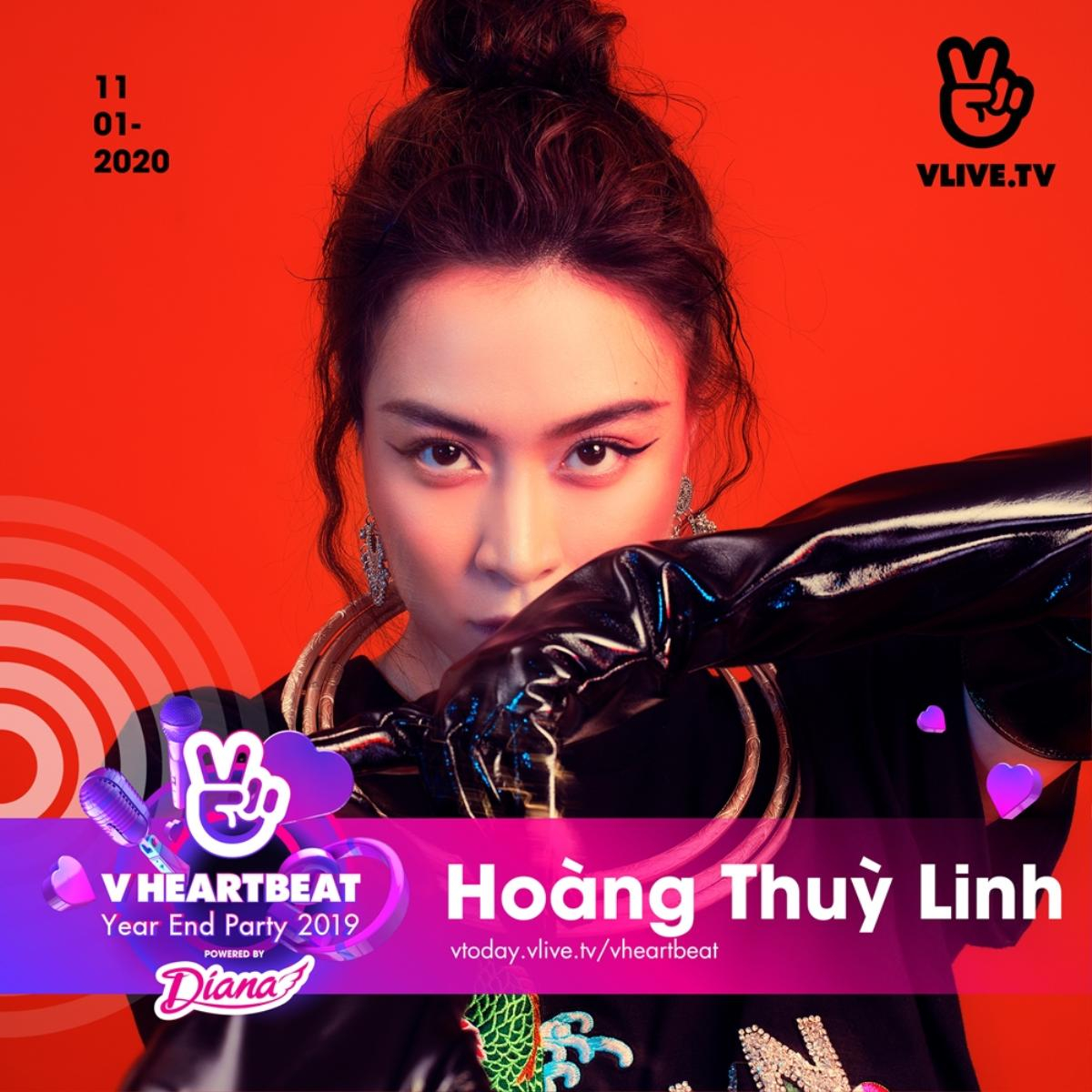 HOT: Vũ Cát Tường và Hoàng Thuỳ Linh sẽ biểu diễn tại V Heartbeat Year End Party 2019 Ảnh 2