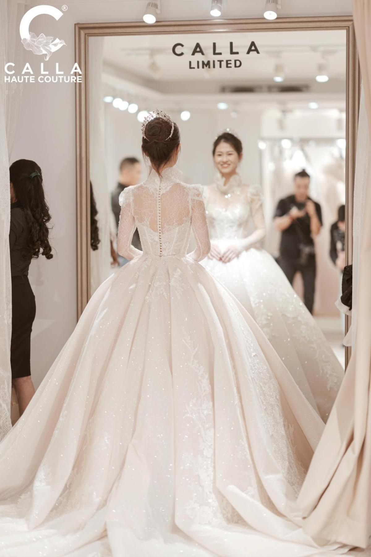 NTK Phương Linh hé lộ ý tưởng thiết kế Calla Haute Couture For Khanh Huyen Ảnh 9