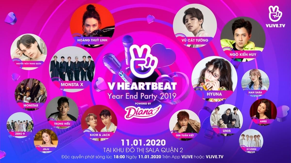 Sự kiện V Heartbeat Year End Party 2019