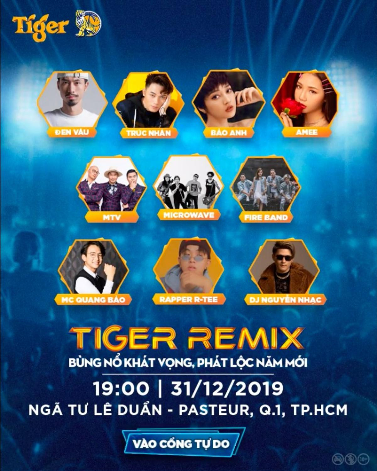 Chuyến ‘đu đưa” cuối cùng của năm 2019: Đắm mình trong ‘đại tiệc âm nhạc’ Tiger Remix Ảnh 9