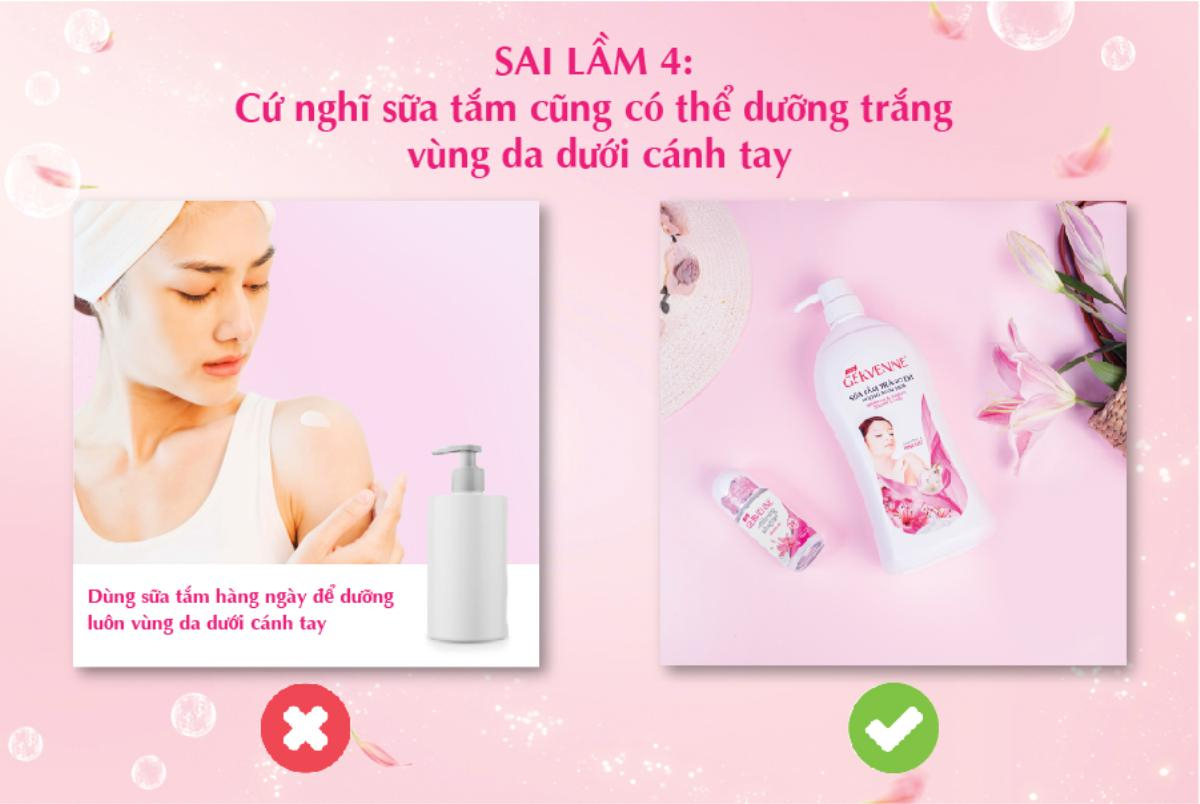 Đừng vì 4 sai lầm này mà khiến sữa tắm dưỡng trắng nàng đang dùng không phát huy hết công dụng Ảnh 4