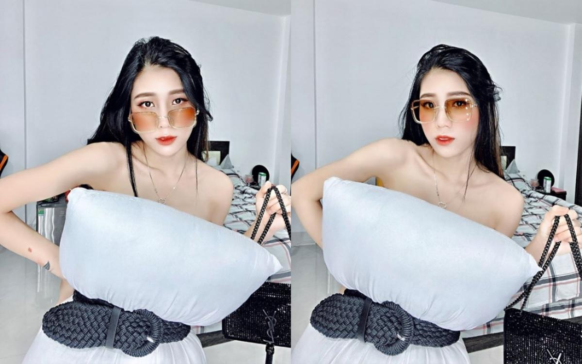 Phan Tố Trinh - Hotgirl gây sốt cộng đồng mạng với bộ ảnh bắt trend Pillow Challenge Ảnh 2