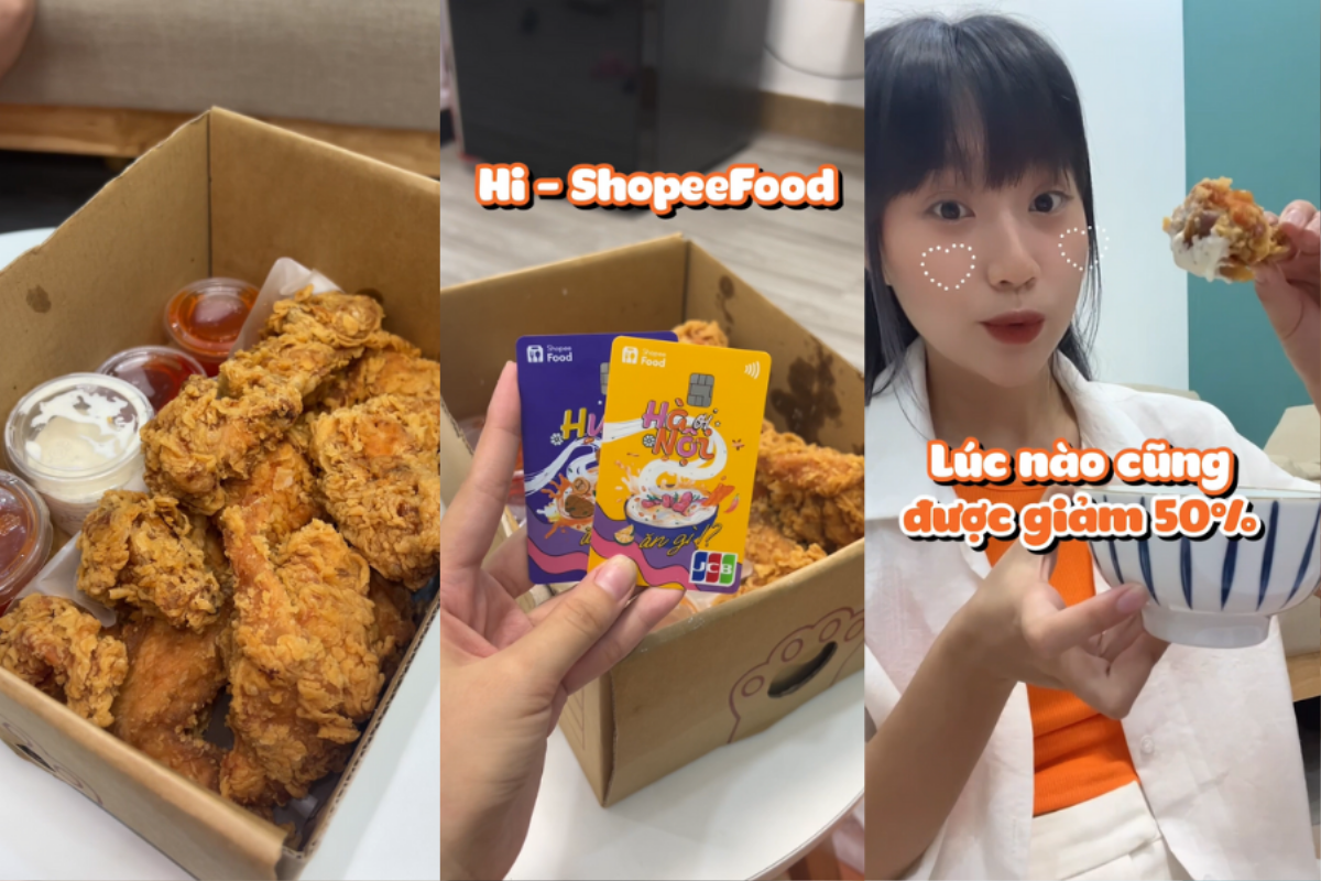 Thẻ Hi-ShopeeFood khiến loạt trai xinh, gái đẹp không thể ngồi yên Ảnh 2