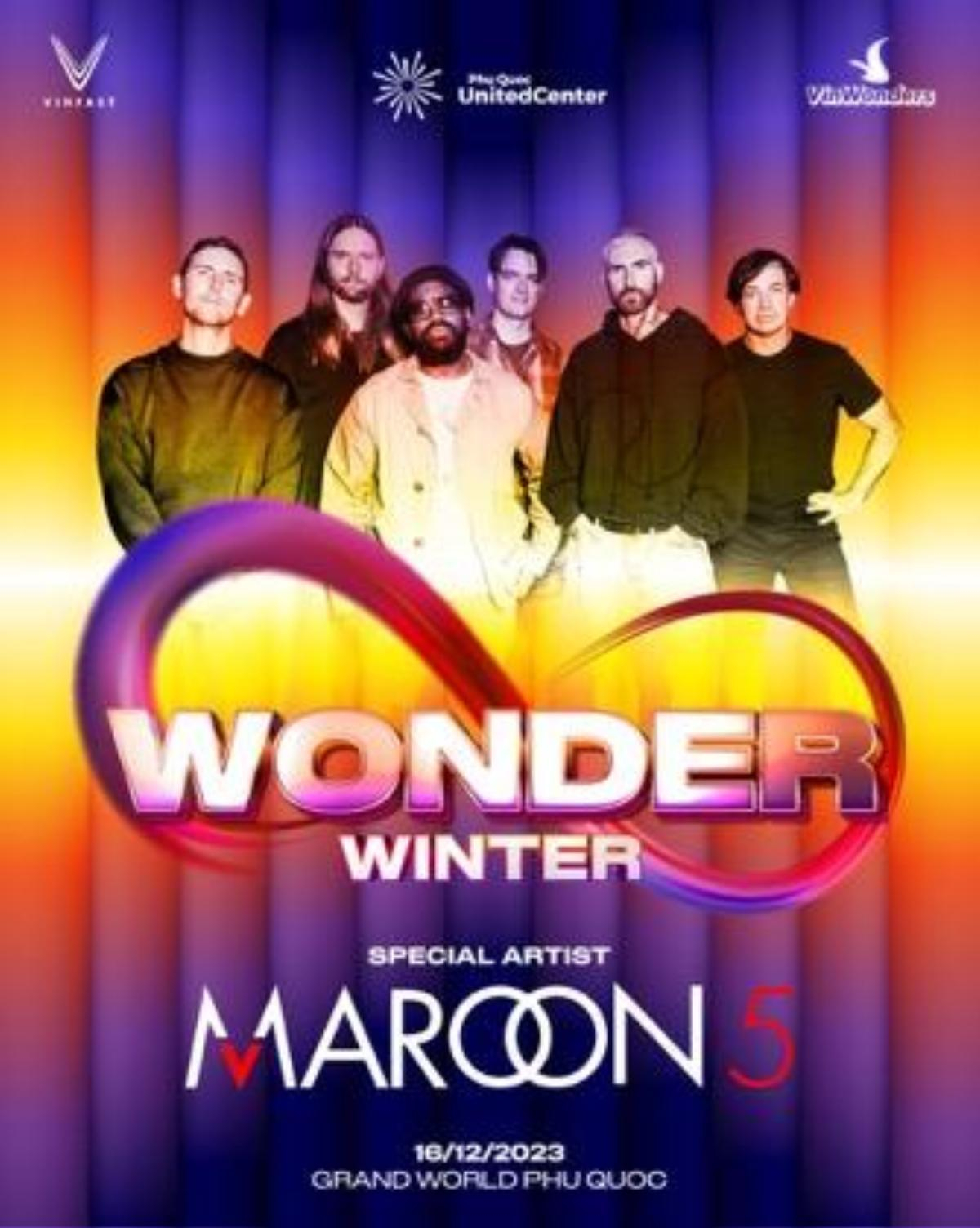 '8wonder' đưa Maroon 5 đến Phú Quốc United Center Ảnh 1