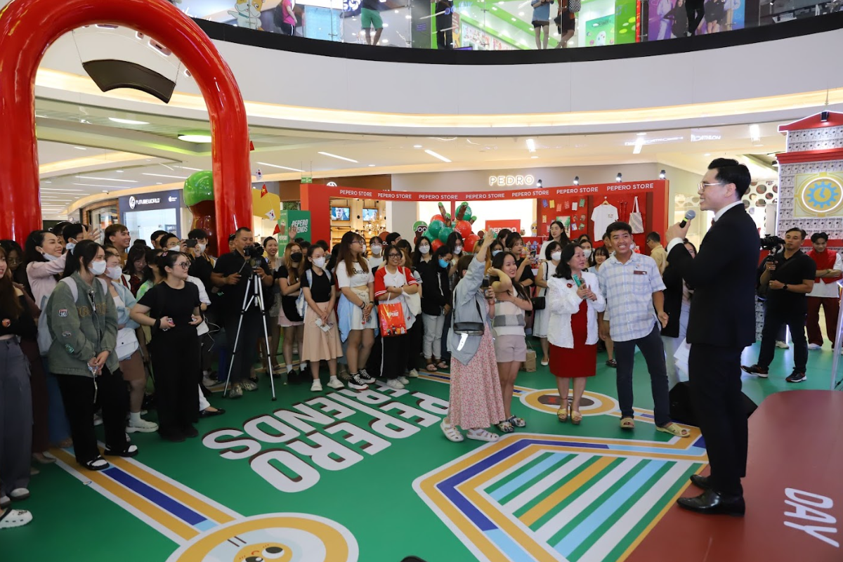 Công viên bánh que PEPERO nổi bật 'chiếm sóng' Vạn Hạnh Mall, hấp dẫn người yêu văn hoá Hàn Ảnh 4