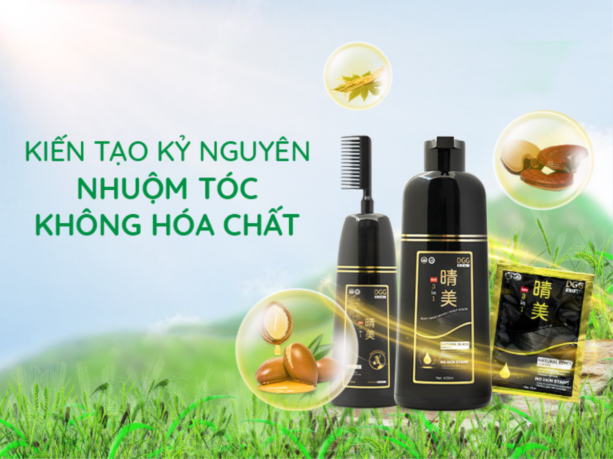 Dầu gội nhuộm tóc Komi dẫn đầu xu thế nhuộm tóc chiết xuất thực vật Ảnh 1