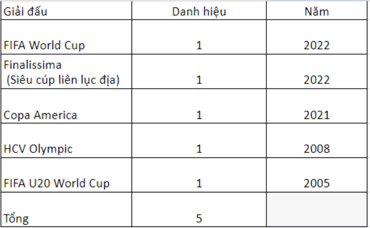 Tổng hợp các danh hiệu của Lionel Messi cho CLB và đội tuyển quốc gia? Ảnh 2