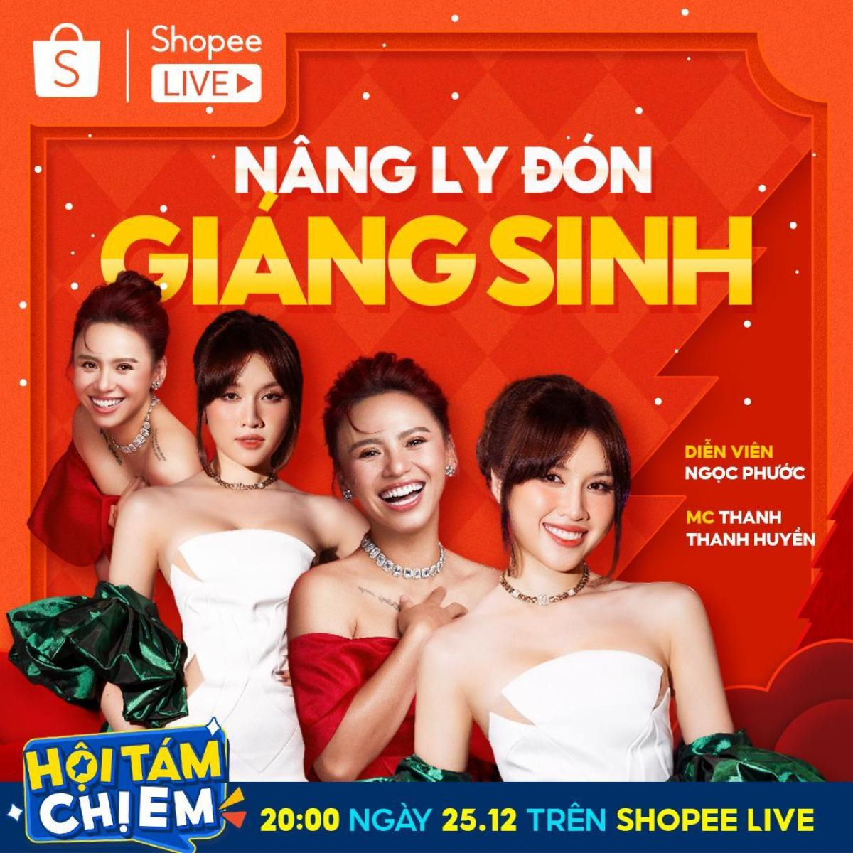 Gia nhập 'Hội Tám Chị Em', Ngọc Phước cùng Thanh Thanh Huyền tung liên hoàn deal trên livestream Ảnh 2