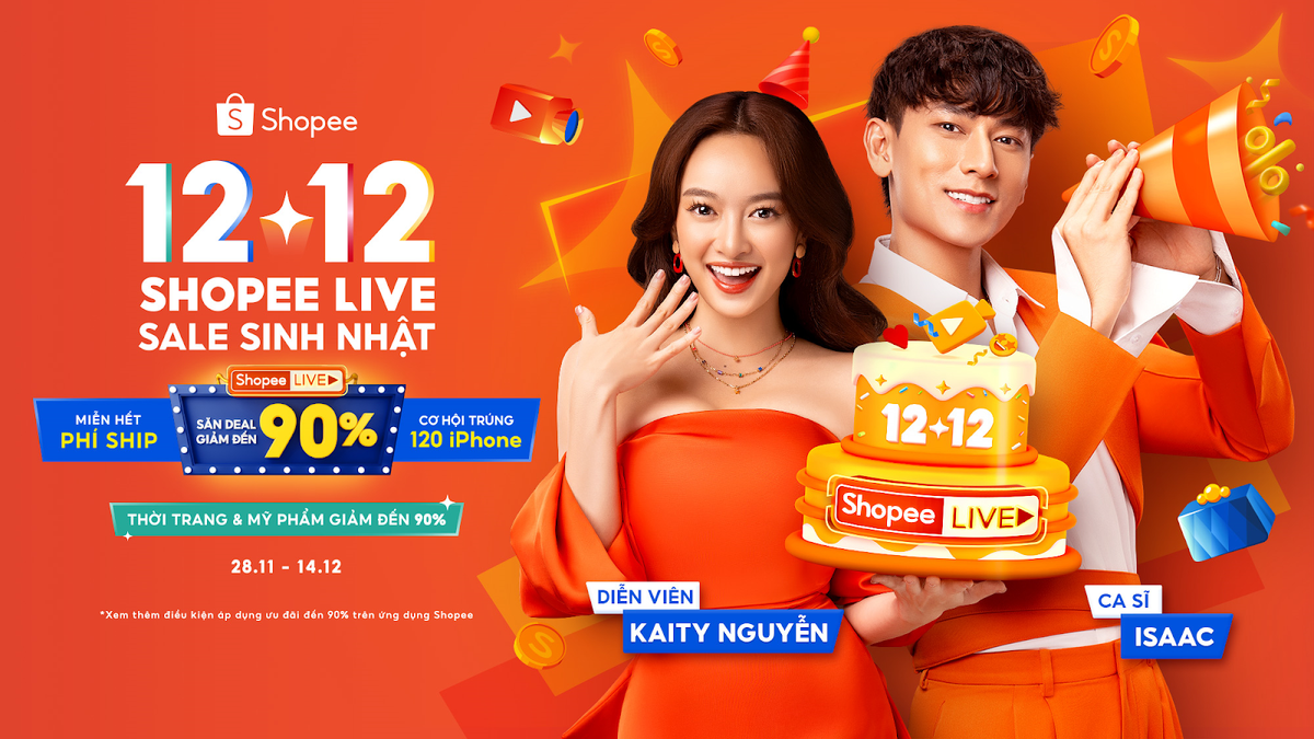 Shopee ưu đãi giảm 90% và loạt chương trình giải trí suốt 12 ngày trên livestream Ảnh 1