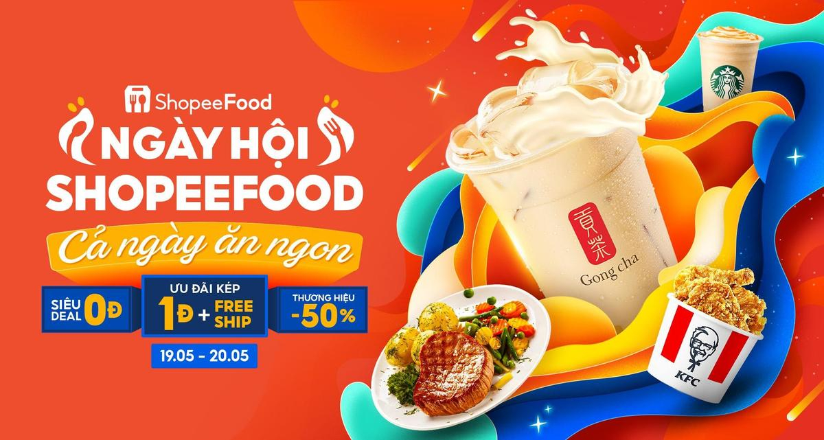 Đón cuối tuần tưng bừng với bạt ngàn deal sốc tại Ngày Hội ShopeeFood 20.5 Ảnh 1