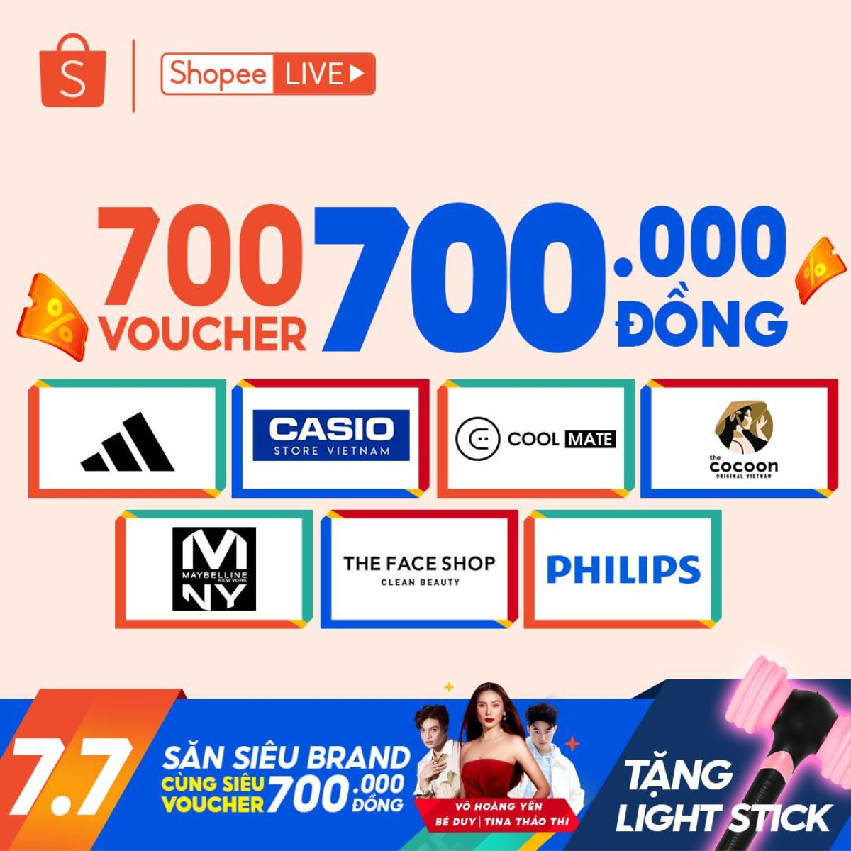 Có gì hot ở Shopee 7.7: Xem Shopee Live đu idol, săn deal mua 1 tặng đến 8 Ảnh 3