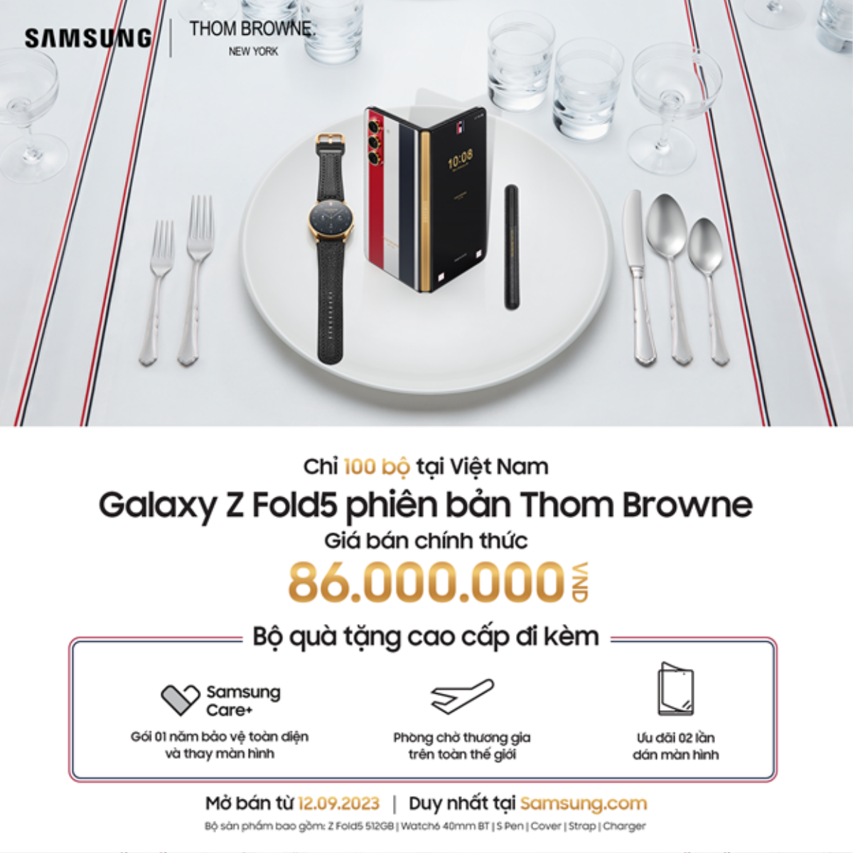 Samsung Z Fold5 Thom Browne Edition - Mật mã tối thượng cho phong cách lịch lãm Ảnh 6