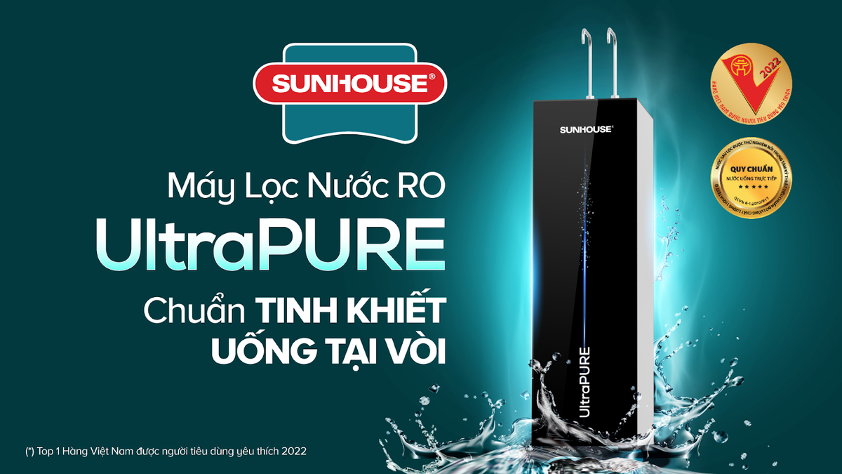 Máy lọc nước RO Sunhouse - lựa chọn hàng đầu của người tiêu dùng Việt Ảnh 1