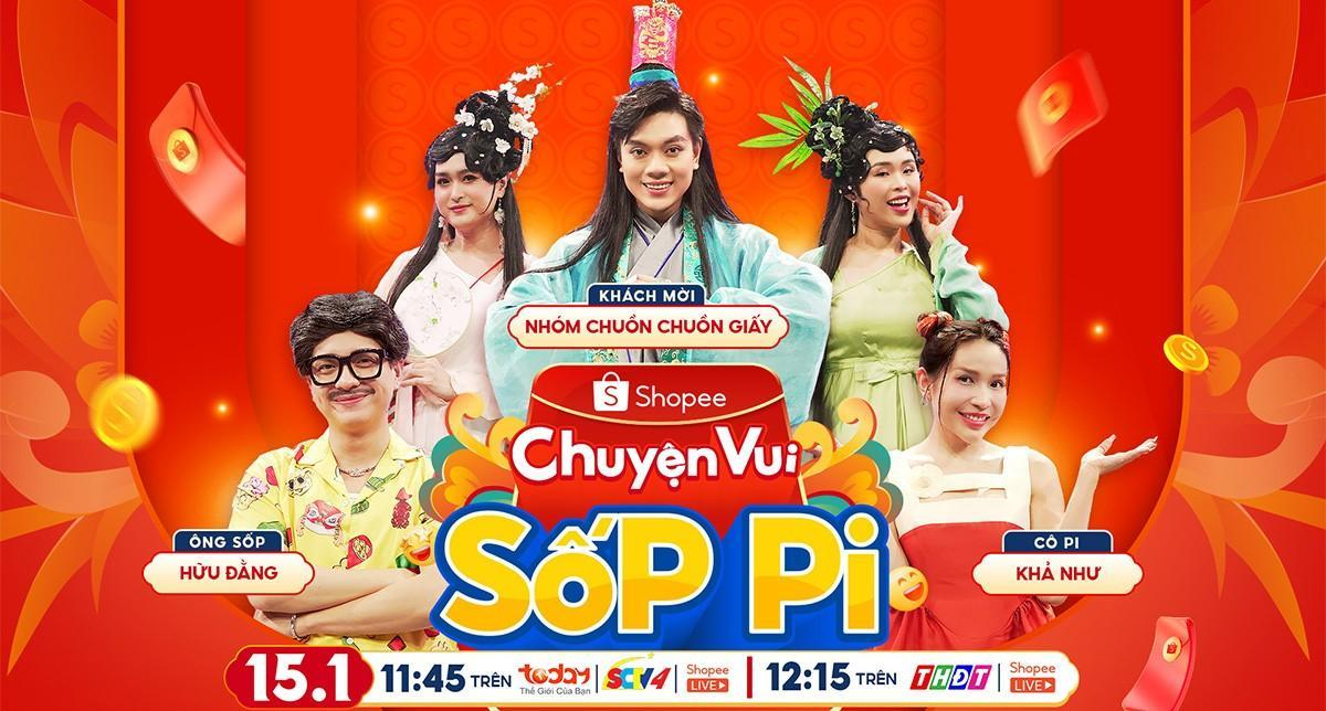 'Chuyện Vui Sốp Pi' trở lại vào ngày 15.1: đậm sắc màu Tết, sáng tạo theo trào lưu Shoppertainment Ảnh 2