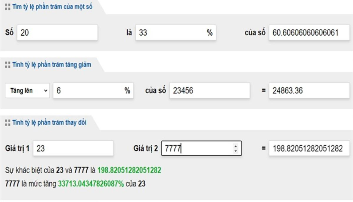 Tính Phần Trăm VN - Công cụ tính phần trăm siêu tiện lợi Ảnh 3