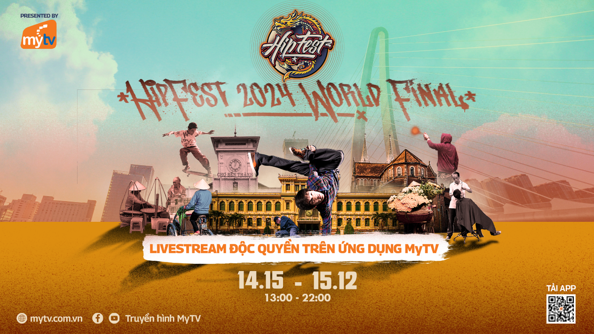 Hipfest 2024 - Lễ hội hiphop hàng đầu Đông Nam Á phát trực tiếp trên các nền tảng của MyTV Ảnh 1