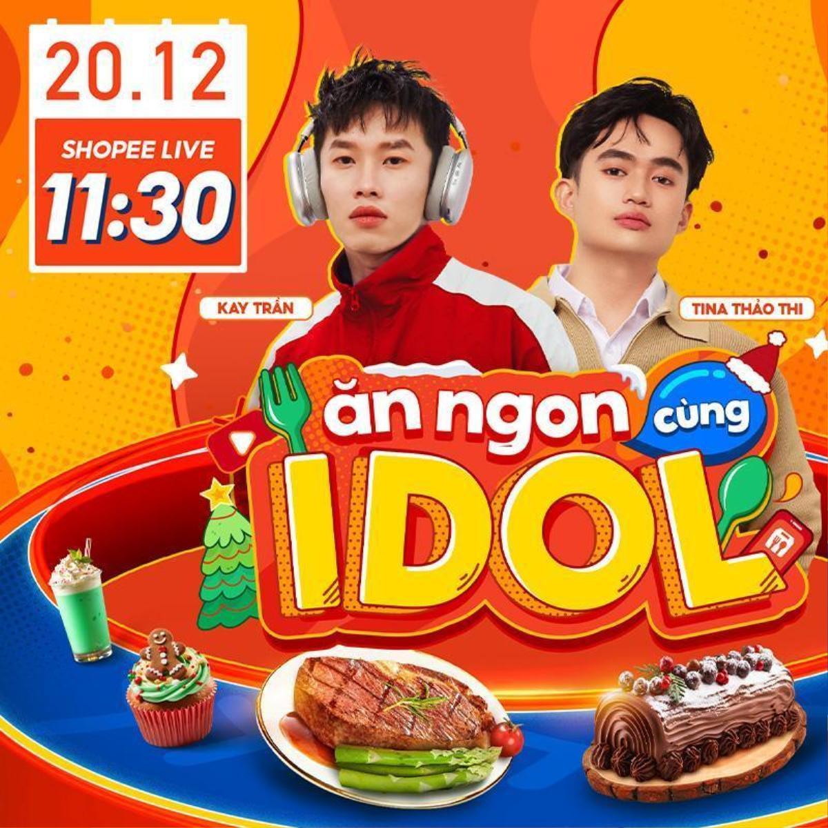 Livestream Ăn Ngon Cùng Idol 20.12 bùng nổ với loạt 'anh tài F&B' cùng ưu đãi đỉnh nóc có 1-0-2 Ảnh 1