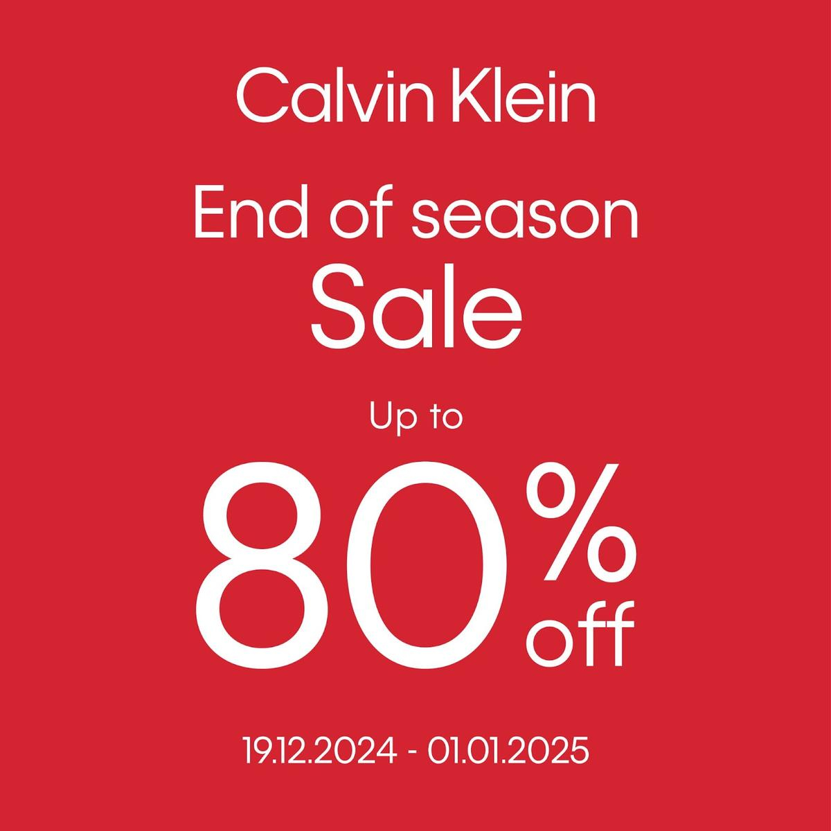 Calvin Klein 'khai tiệc' mùa sale cuối năm với ưu đãi lên đến 80% Ảnh 1