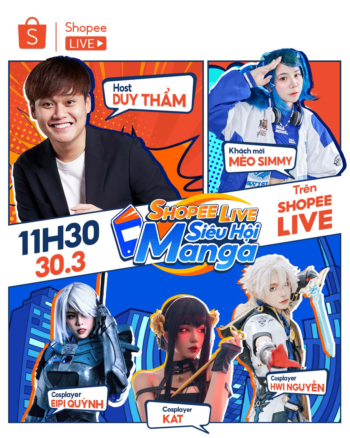 'Đi fes' online cùng Duy Thẩm, Mèo Simmy trên Shopee Live Ảnh 2