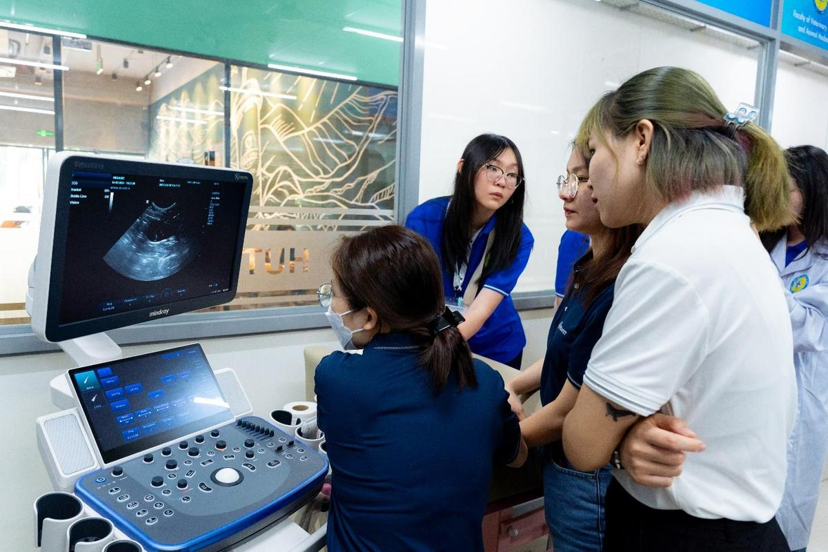 Hàng trăm thú cưng được thăm khám, tiêm vaccine tại ngày hội 'Chăm sóc sức khỏe thú cưng' HUTECH Ảnh 2