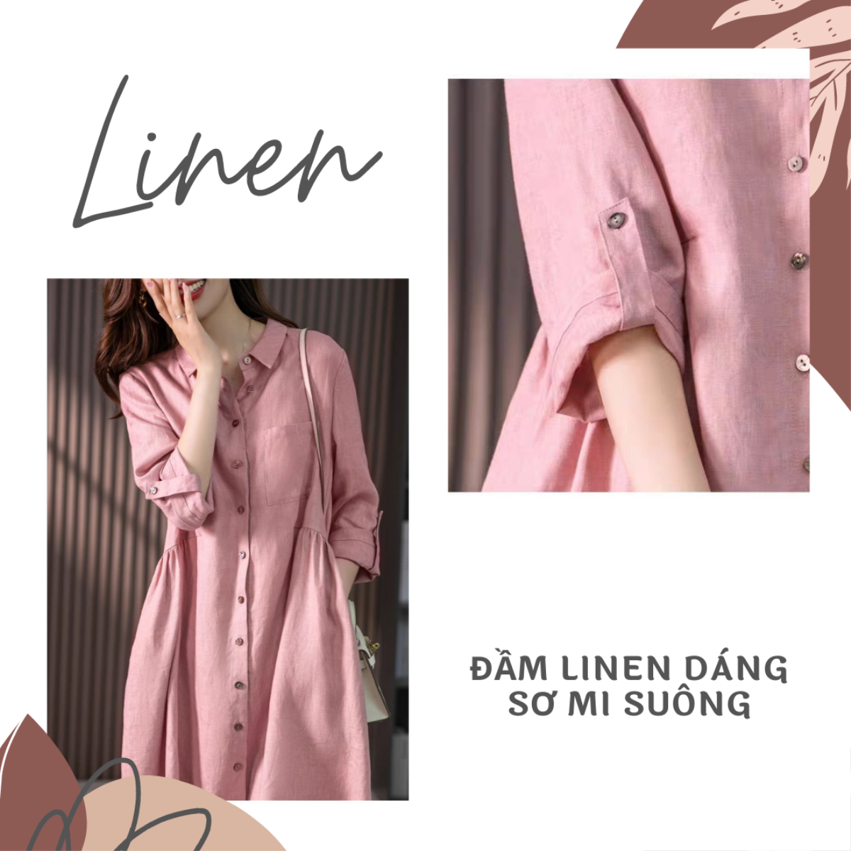 Trend linen lên ngôi mùa hè nóng, săn ngay những mẫu đầm vừa thanh lịch và thoáng mát Ảnh 3