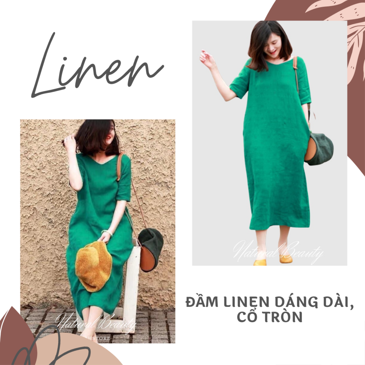 Trend linen lên ngôi mùa hè nóng, săn ngay những mẫu đầm vừa thanh lịch và thoáng mát Ảnh 4