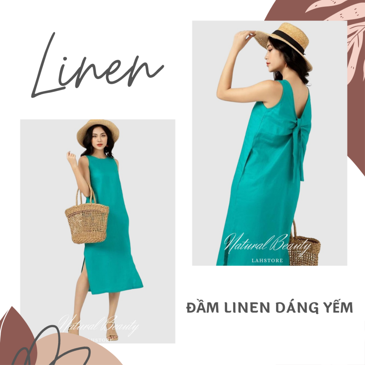 Trend linen lên ngôi mùa hè nóng, săn ngay những mẫu đầm vừa thanh lịch và thoáng mát Ảnh 6