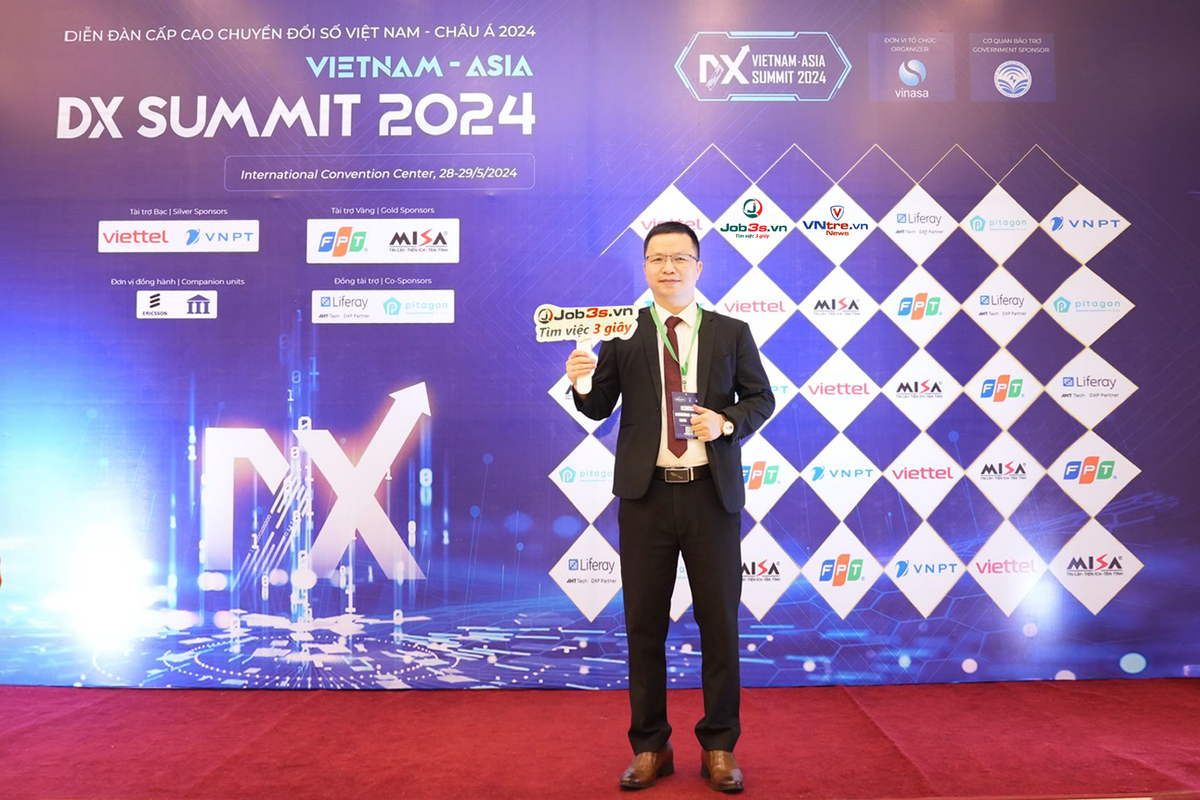 CEO Tony Vũ của Job3s.vn - Khách mời đặc biệt tại Vietnam – Asia DX Summit 2024 Ảnh 1