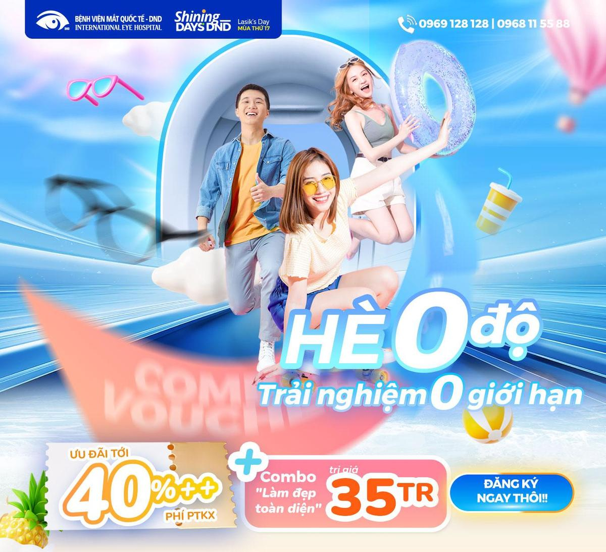 Chào hè 0 độ - Trải nghiệm 0 giới hạn: DND ưu đãi tới 40%++ chi phí PTKX Ảnh 1