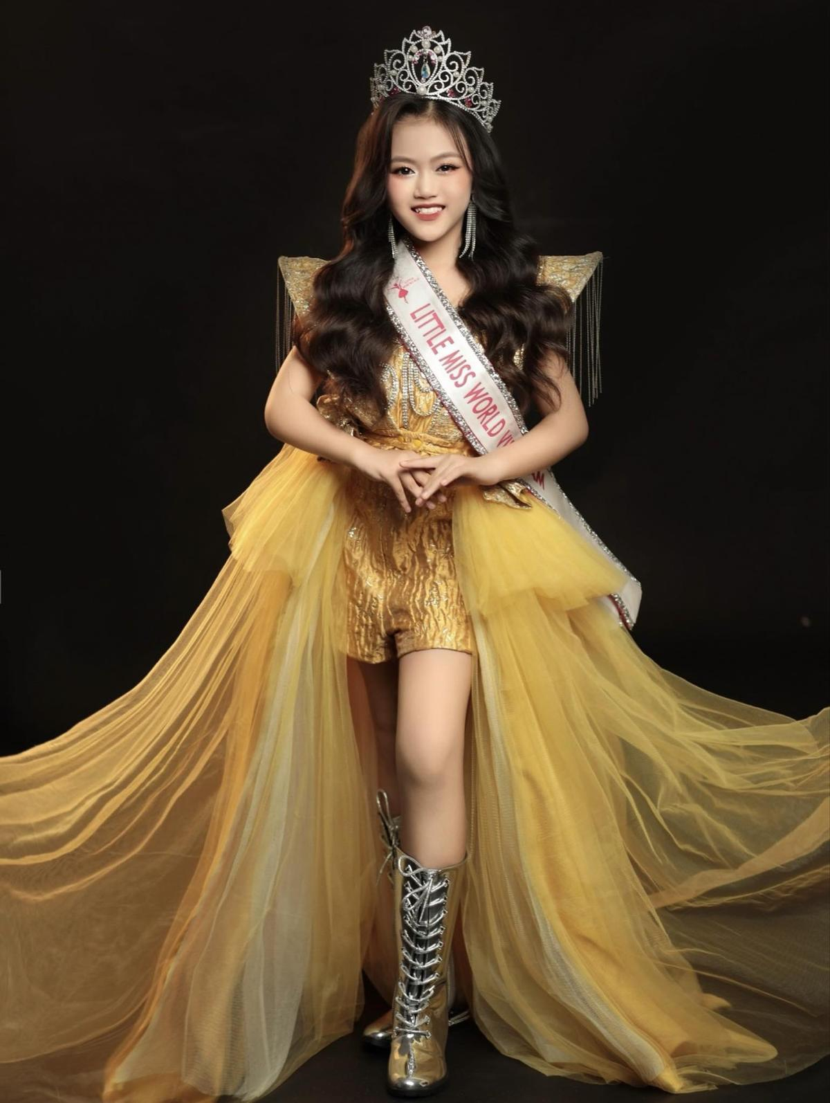 Hoa hậu nhí Minh Châu đại diện Việt Nam tham dự Little Miss World 2024 Ảnh 1