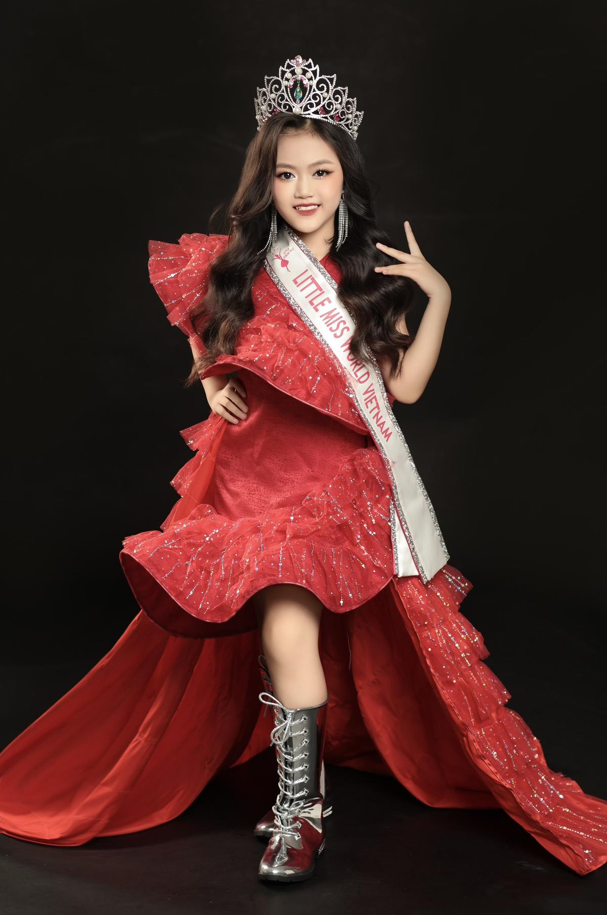 Hoa hậu nhí Minh Châu đại diện Việt Nam tham dự Little Miss World 2024 Ảnh 5