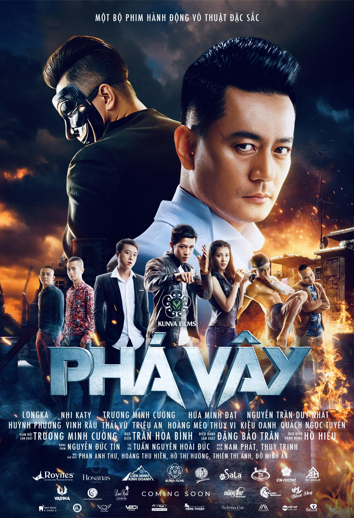 Poster đậm chất hành động võ thuật của Phá Vây được KUNVA FILMS tiết lộ Ảnh 1