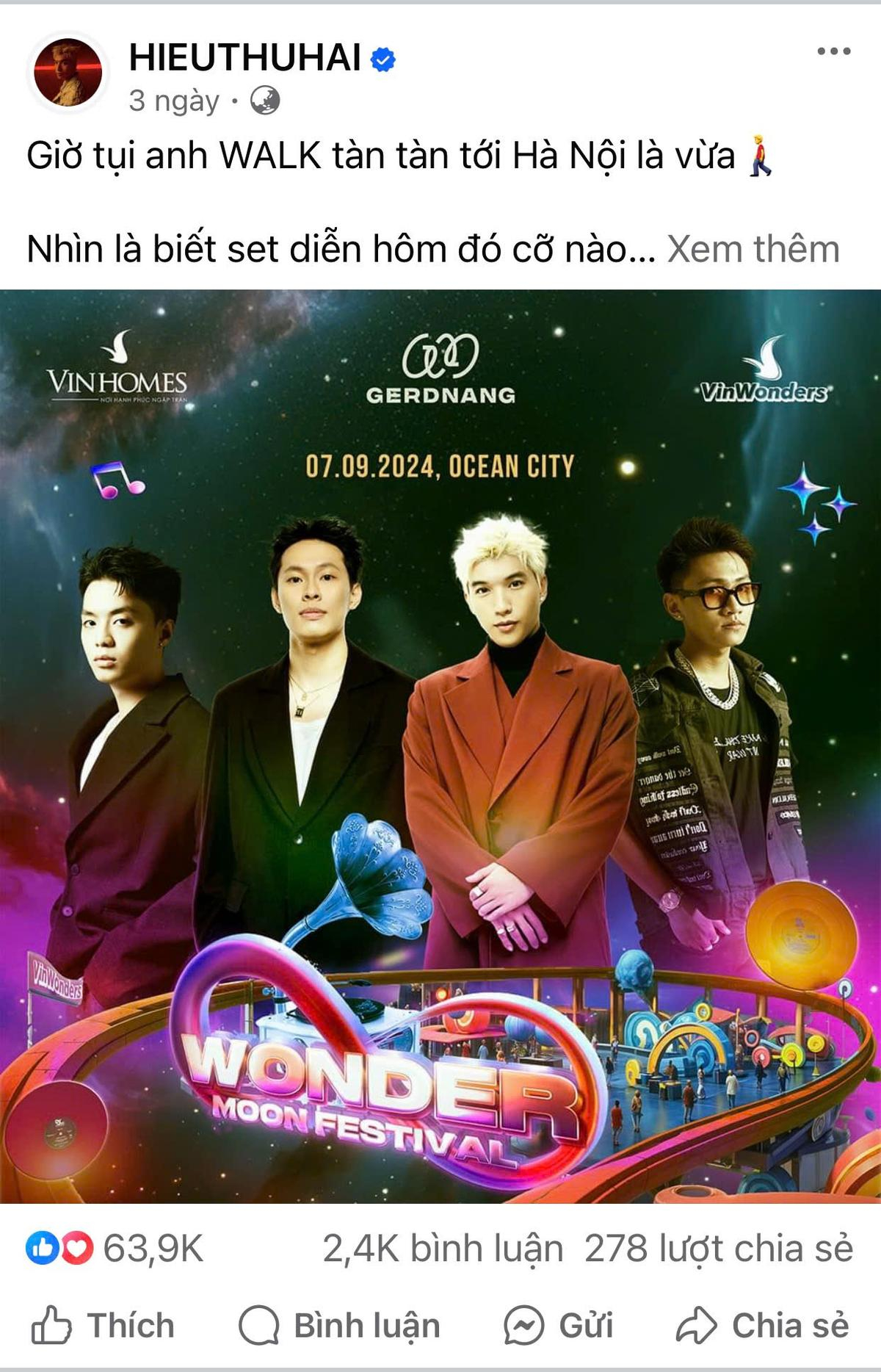 Dàn line-up 'khủng' háo hức tham dự 8WONDER Moon Festival, cõi mạng nhanh chóng dậy sóng Ảnh 4