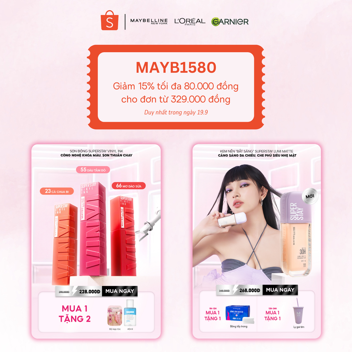 'Hack da sạch sáng, hack deal siêu hời' tại Tuần lễ Siêu Thương Hiệu L'Oreal Paris trên Shopee Mall Ảnh 4